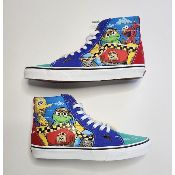 Vans x Sesame Street Sk8-Hi 'Oscar's Taxi Service' Sneakers - Picture 2 of 9